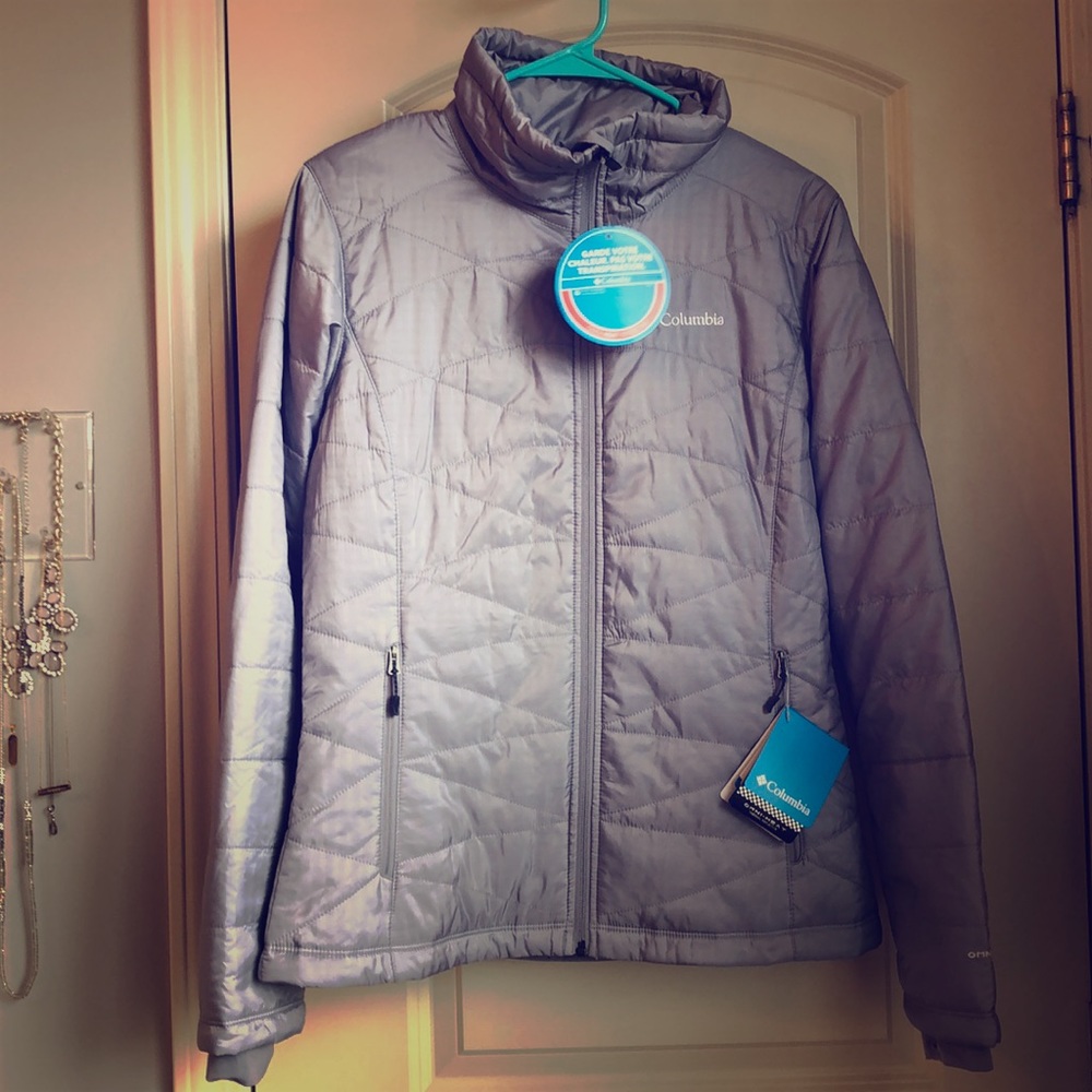 NWT Columbia Mighty Lite III Jacket in Gray